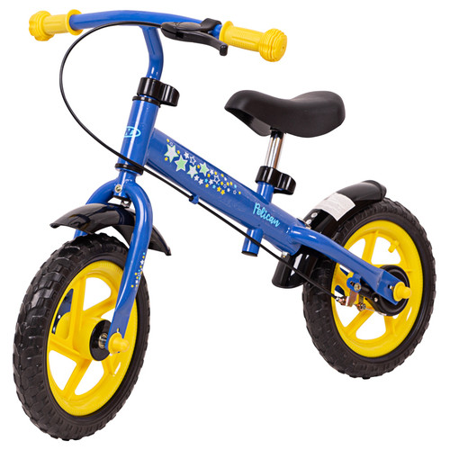Дитячий біговий велосипед WORKER Pelican - синьо-жовтий (2645-2) фото №1