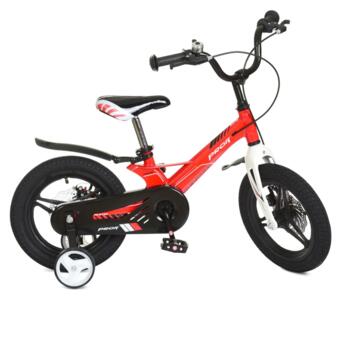 Велосипед дитячий PROF1 LMG14233 14 дюймів червоний фото №1