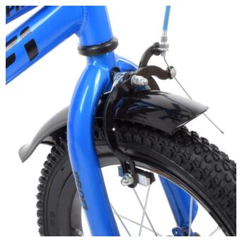 Велосипед дитячий PROF1 Y14223-1 14 дюймів синій фото №4