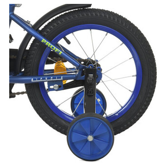 Велосипед дитячий PROF1 Y1472-1 14 дюймів синій фото №6