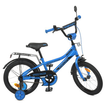 Велосипед дитячий PROF1 Y16313 16 дюймів синій фото №1