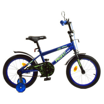 Велосипед дитячий PROF1 Y1672-1 16 дюймів синій фото №3