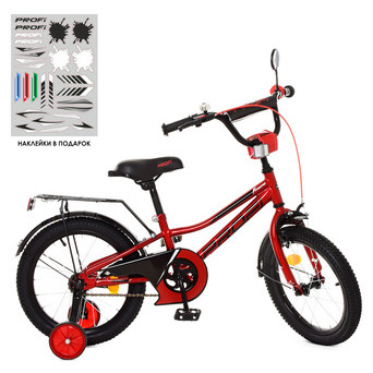 Велосипед дитячий 2-х кол. 18д. PROF1 Y18221 Prime (red) фото №2