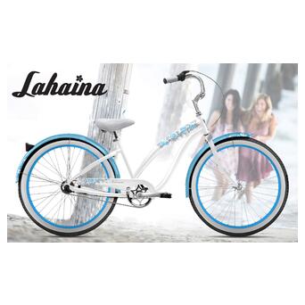Велосипед Nirva Lahaina 26 білий синій фото №2