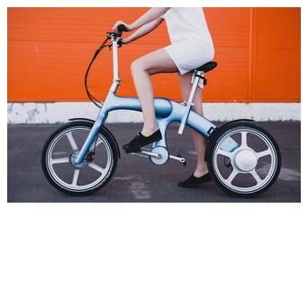 Гібридний велосипед Mando Footloose G1 Light Blue фото №4