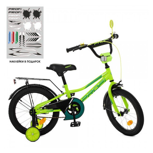 Дитячий велосипед Profi Lime Y-18225 18 дюймов зелений фото №1