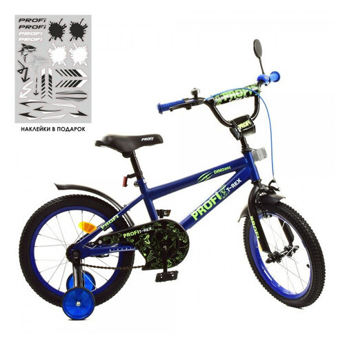 Велосипед дитячий Profi Dino Y1672 16 дюймів Синій фото №1