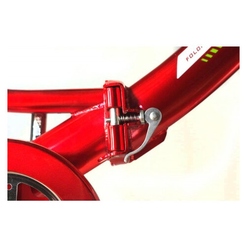 Велосипед Салют 24 колеса со складной рамой червоний фото №3