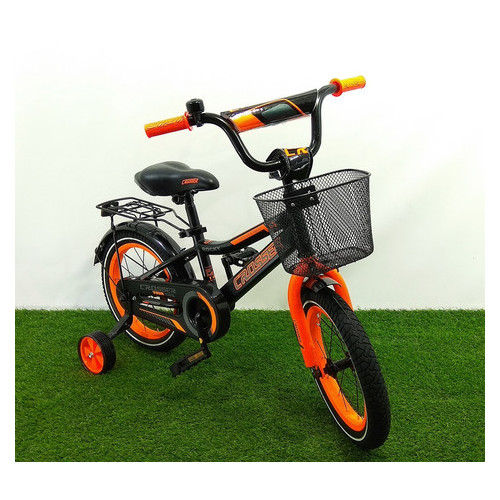 Дитячий велосипед Crosser Rocky 14 Чорно-помаранчевий фото №2