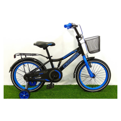 Дитячий велосипед Crosser Rocky 14 Чорно-синий фото №1