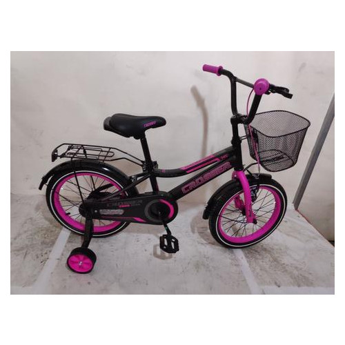 Дитячий велосипед Crosser Rocky 18 Чорно-розовый фото №1