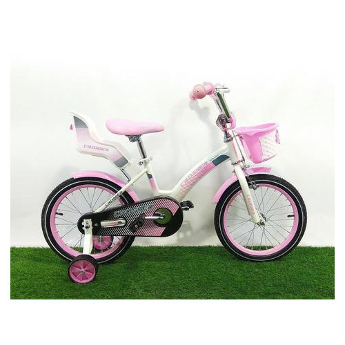 Дитячий велосипед для девочек Crosser Kids Bike 20 Біло-розовый фото №1