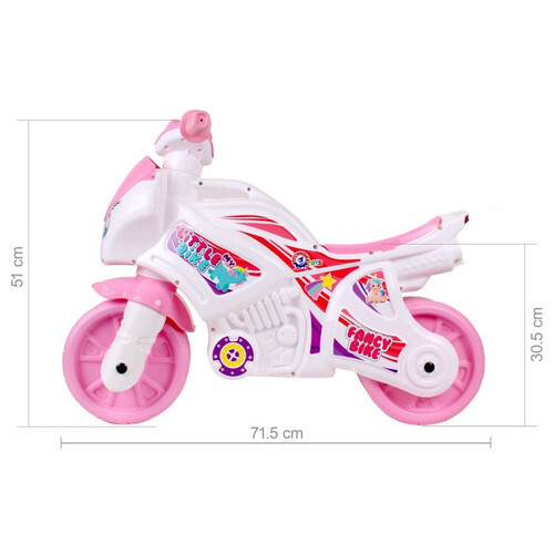 Чаталка-беговель ТехноК Мотоцикл 5798TXK Біло-розовий фото №2