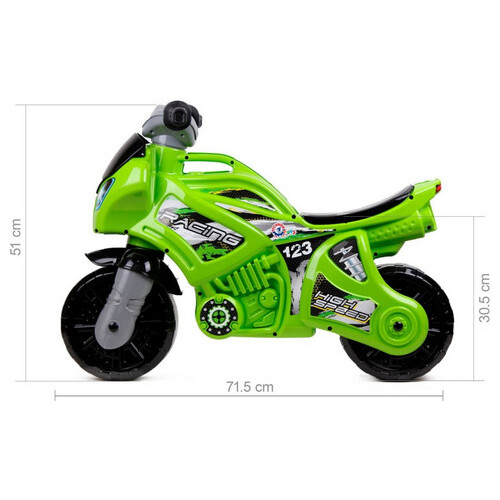 Каталка-беговел ТехноК Мотоцикл 6443TXK Зелений фото №4