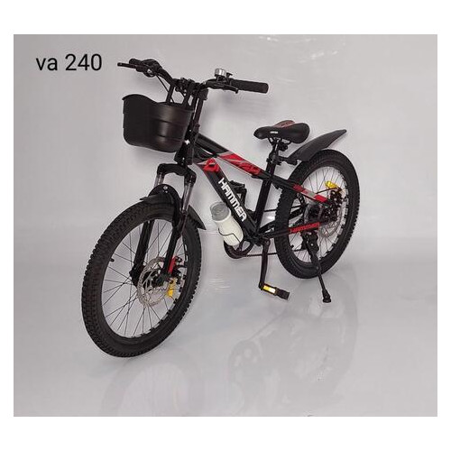 Дитячий велосипед Hammer VA-240 20" Чорний фото №2