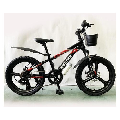 Дитячий велосипед Hammer VA-250 20" Чорний фото №1