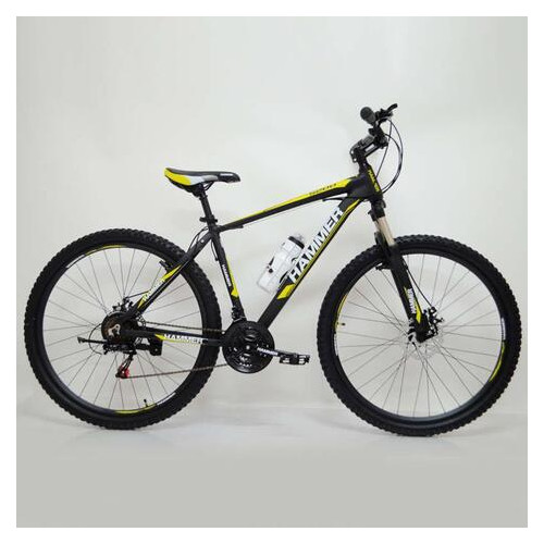Велосипед гірський Hammer -29 Найнер Чорно-Жовтий фото №3