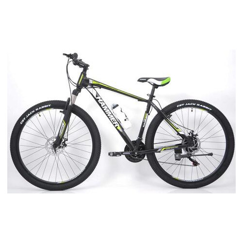 Велосипед гірський Hammer -29 Найнер Чорно-Зелений фото №2