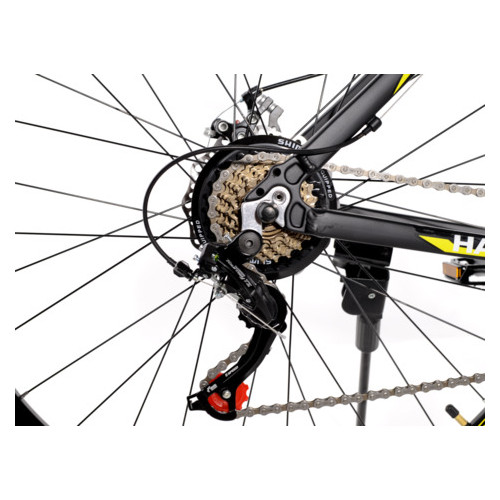 Велосипед гірський Hammer-26 Shimano Колеса 26 дюймів Рама 17 Чорно-Жовтий фото №4