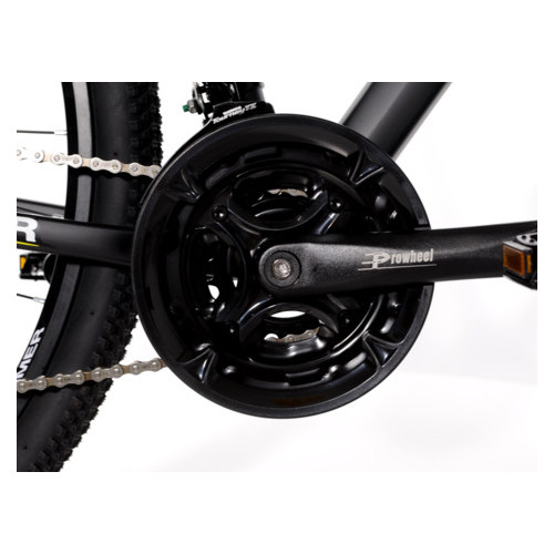 Велосипед гірський Hammer-26 Shimano Колеса 26 дюймів Рама 17 Чорно-Жовтий фото №7