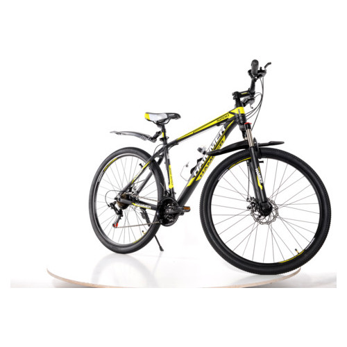 Велосипед гірський Hammer-26 Shimano Колеса 26 дюймів Рама 17 Чорно-Жовтий фото №2