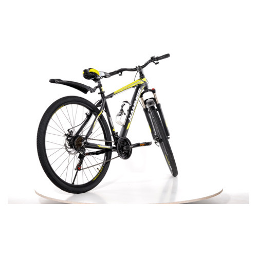 Велосипед гірський Hammer-26 Shimano Колеса 26 дюймів Рама 17 Чорно-Жовтий фото №9