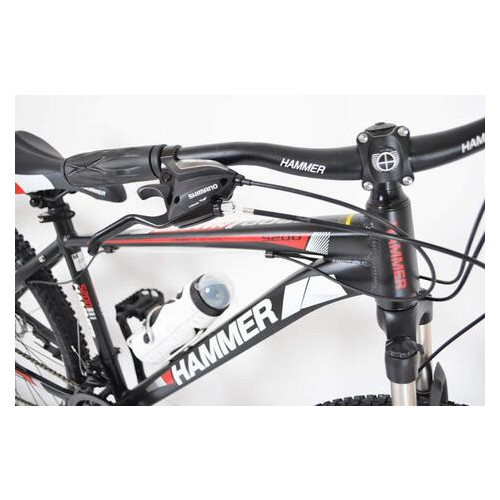 Гірський Велосипед Hammer-26 Shimano Чорно-червоний фото №6