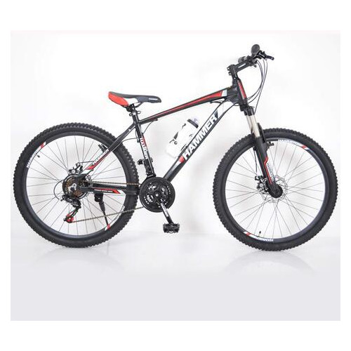Гірський Велосипед Hammer-26 Shimano Чорно-червоний фото №1
