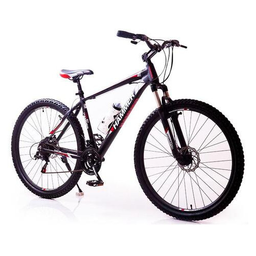 Гірський Велосипед Найнер Hammer-29 Чорно-Синій Shimano на зріст від 190 см Чорно-Червоний фото №1