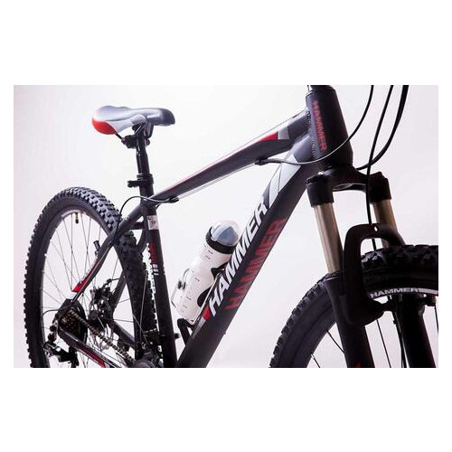 Гірський Велосипед Найнер Hammer-29 Чорно-Синій Shimano на зріст від 190 см Чорно-Червоний фото №3