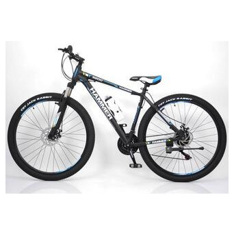 Гірський велосипед Hammer 29 Shimano на рост от 190 см Чорно-Синій фото №1