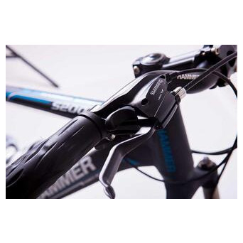 Гірський велосипед Hammer 29 Shimano на рост от 190 см Чорно-Синій фото №8