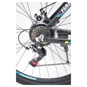 Гірський велосипед Hammer 29 Shimano на рост от 190 см Чорно-Синій фото №3