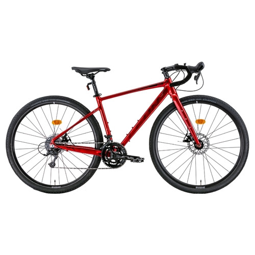 Велосипед 28 Leon GR-90 DD 2022 червоний з чорним фото №1