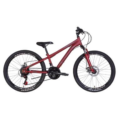 Велосипед ST 24 Discovery RIDER AM DD 2022 (червоно-чорний (м)) (OPS-DIS-24-309) фото №1