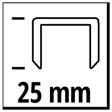 Скоби для пневматичного степлера Einhell 5.7х25 мм 3000 шт. (4137860) фото №3