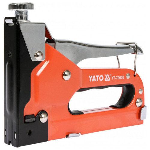 Степлер Yato з регулятором для скоб 53 4-14 мм S 10-12 мм J 10-14мм (YT-70020) фото №2