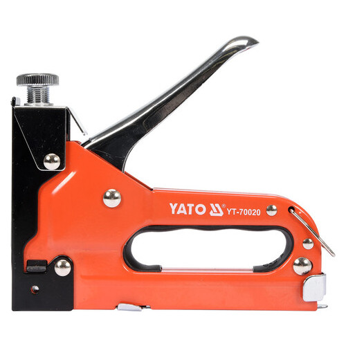 Степлер Yato з регулятором для скоб 53 4-14 мм S 10-12 мм J 10-14мм (YT-70020) фото №1