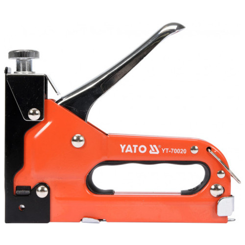 Степлер Yato з регулятором для скоб 53 4-14 мм S 10-12 мм J 10-14мм (YT-70020) фото №3
