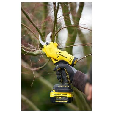 Ножиці садові - акумуляторний секатор Stanley FATMAX с АКБ и ЗУ SFMCPP32M1  фото №6