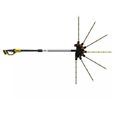 Кущоріз акумуляторний DeWalt с АКБ и ЗУ DCMPH566P1  фото №2