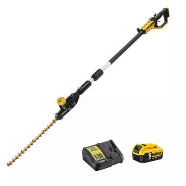 Кущоріз акумуляторний DeWalt с АКБ и ЗУ DCMPH566P1  фото №5