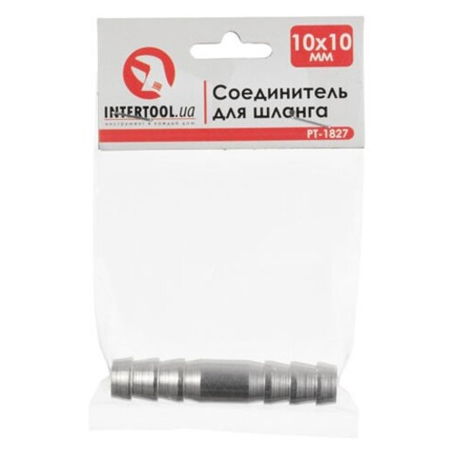 З'єднувач для шлангу IIntertool 10х10 мм (PT-1827) фото №3