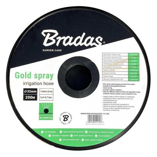 Стрічка зрошувальна Bradas Gold Spray 25 мм (DSTGS253020-048-200) фото №1