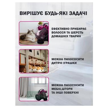 Пылесос VOLYYX GD-1605 4000 Watt (46715-1605 PINK_1381) фото №7