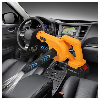 Пылесос-воздушный насос 2в1 XPRO Жёлтый 24V/1300мАг фото №6