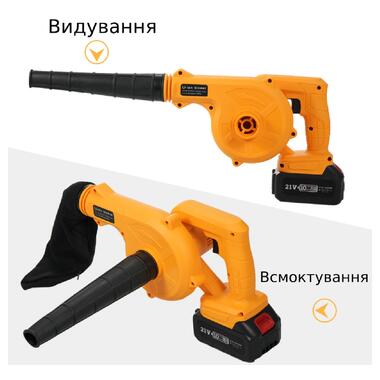 Пылесос-воздушный насос 2в1 XPRO Жёлтый 24V/1300мАг фото №4