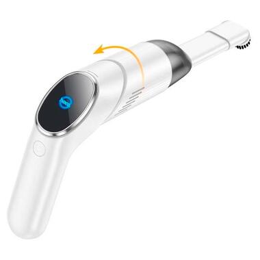 Пылесос автомобильный портативный HOCO ZP6 белый фото №5