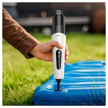 Портативный пылесос Hoco ZP16 Wave portable car vacuum cleaner White фото №8