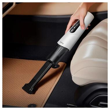 Портативный пылесос Hoco ZP16 Wave portable car vacuum cleaner White фото №7